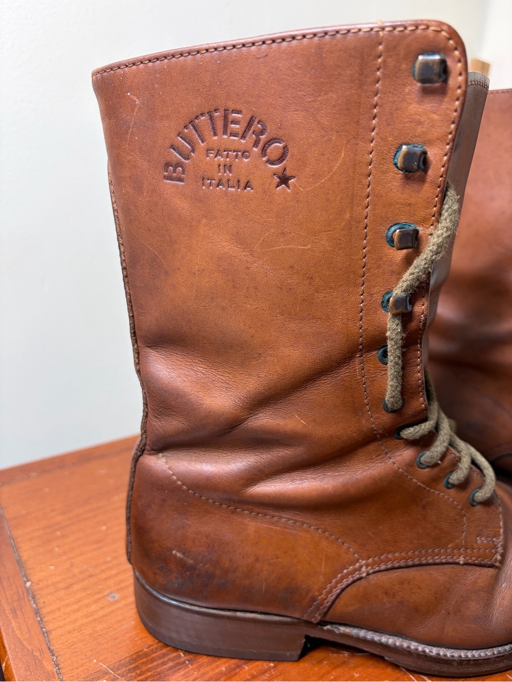 Rare BUTTERO Italian Made Leather Women’s Boots.  Nice Boots. Eu 37.    Us 7 - Picture 5 of 13